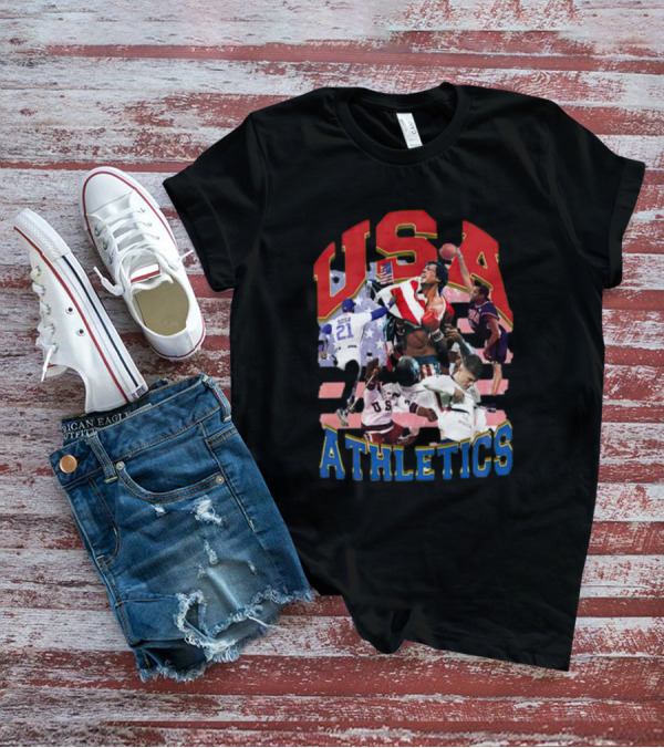 USA Athletics Sports Team Players Iconic Moments T-Shirt