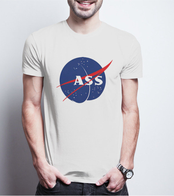 ASS NASA Logo Parody Iconic Space T-Shirt