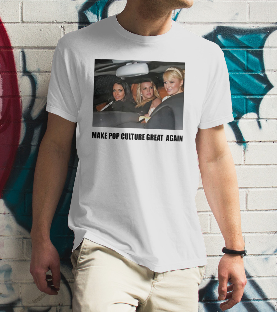 Make Pop Culture Great Again Celebrity Car Moment T-Shirt