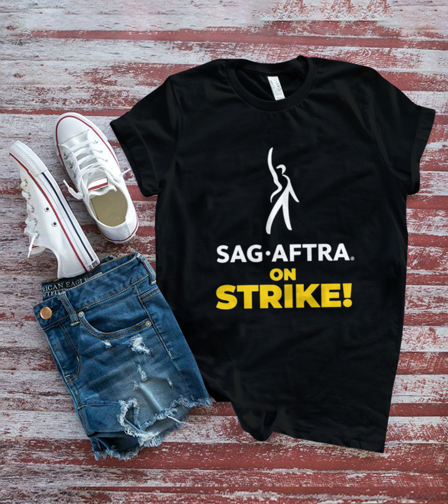 SAG AFTRA On Strike Logo Iconic T-Shirt