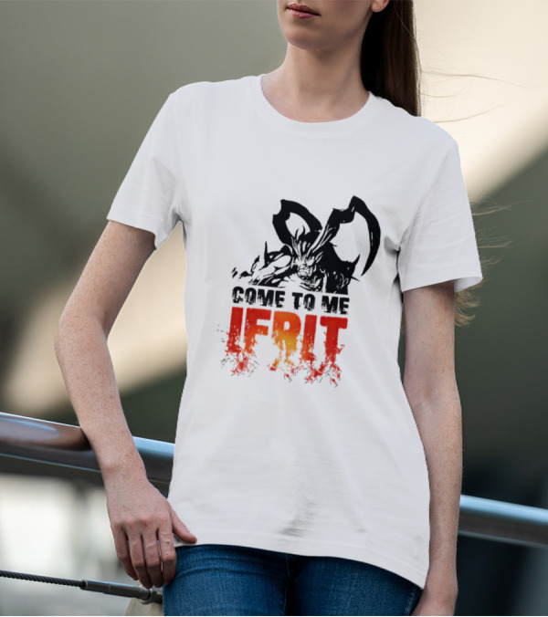 Final Fantasy XVI Come To Me Ifrit Iconic Fire Demon T-Shirt