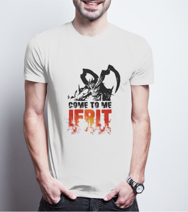 Final Fantasy XVI Come To Me Ifrit Iconic Fire Demon T-Shirt