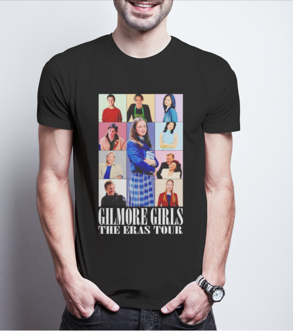 Gilmore Girls Eras Tour Character Collage T-Shirt