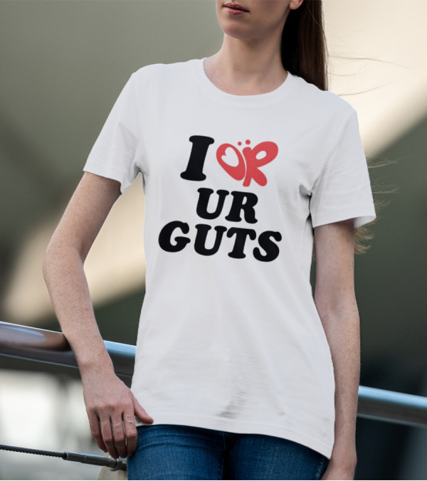 I Or Ur Guts Butterfly Heart T-Shirt
