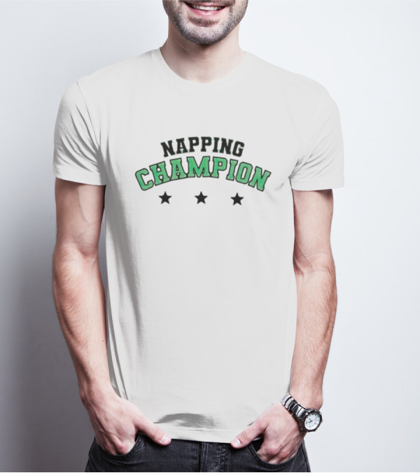 Napping Champion Glow In Dark Stars Collage T-Shirt