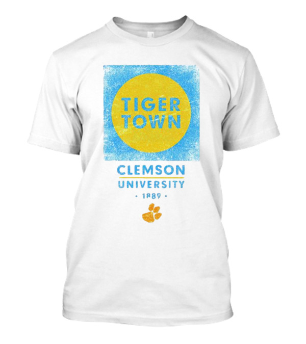 Tiger Town Clemson University 1889 Paw Prints T-Shirt