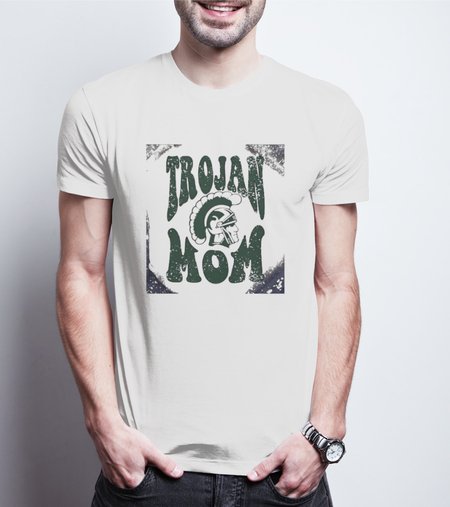 Trojan Mom Sports Team Fan Gear T-Shirt