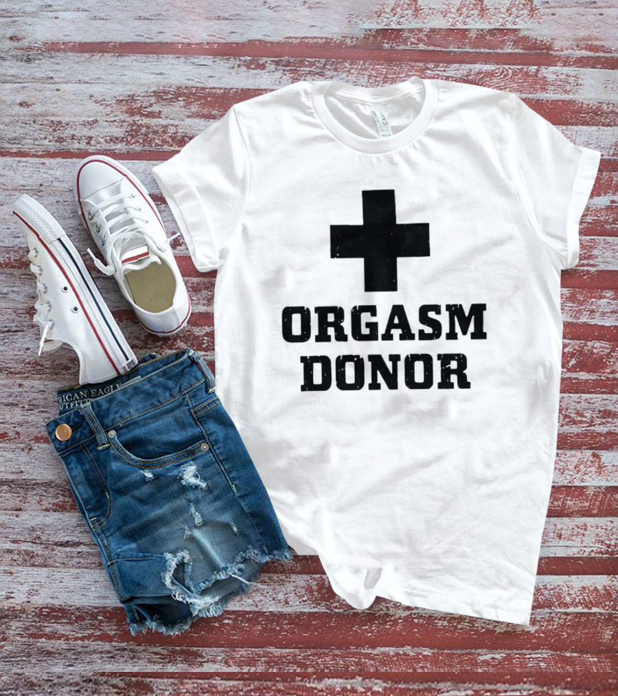 Grailz Orgasm Donor Cross T-Shirt