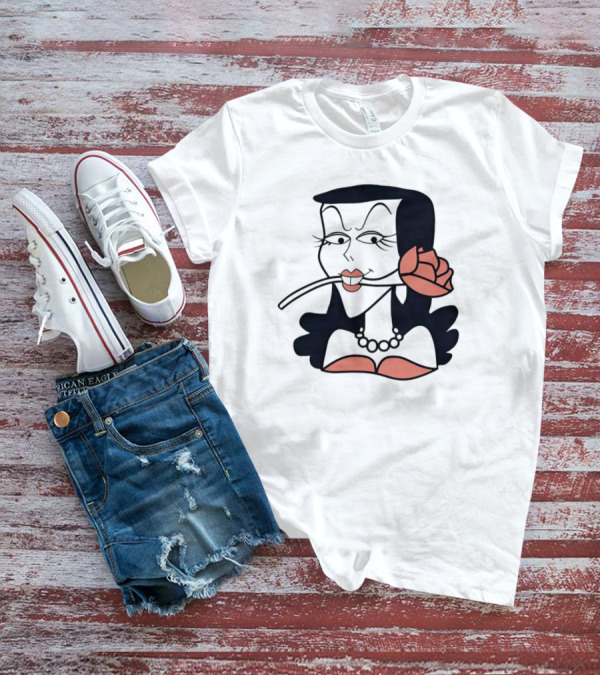 Natasha Fatale With Rose Iconic T-Shirt