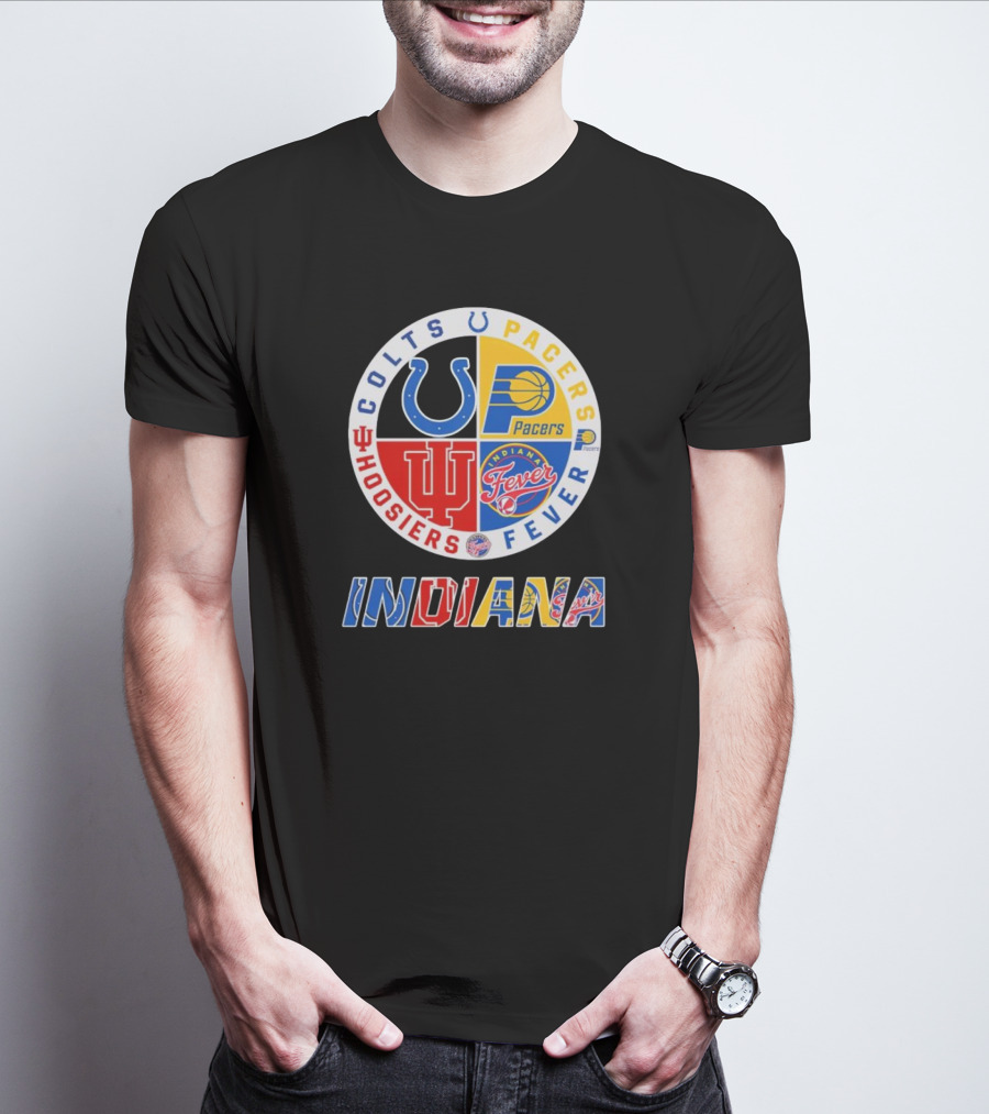 Colts Pacers Hoosiers Fever Indiana Sports T-Shirt