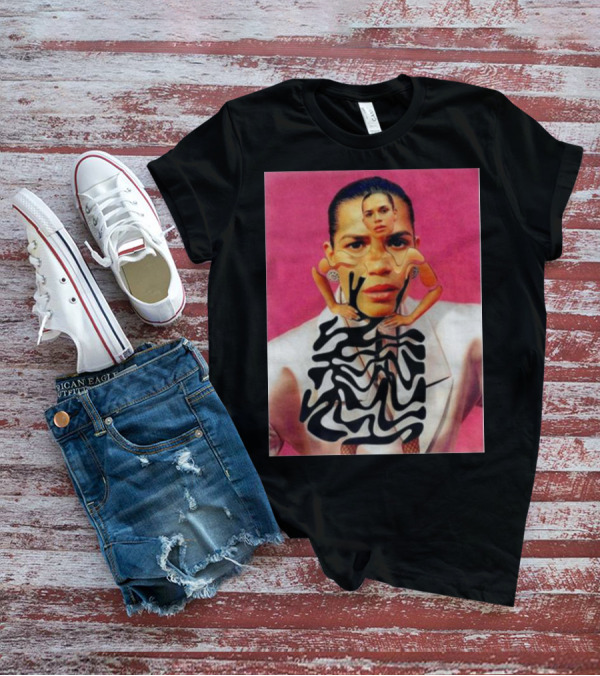 America Ferrera Abstract Portrait New T-Shirt