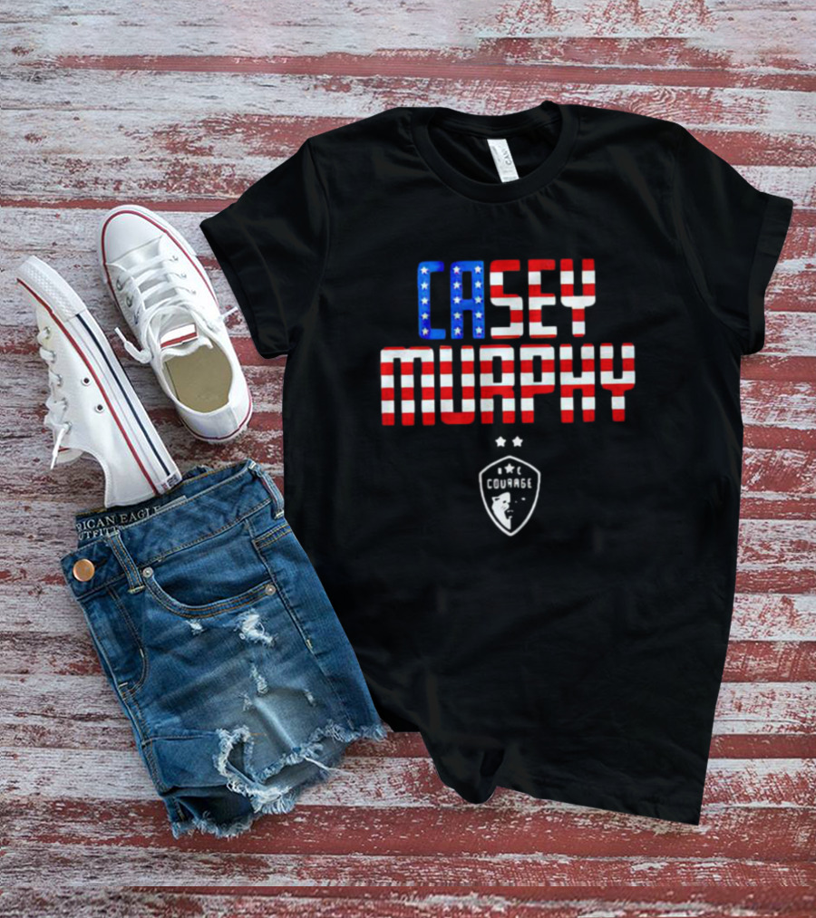 Casey Murphy USA Stars Stripes NC Courage T-Shirt