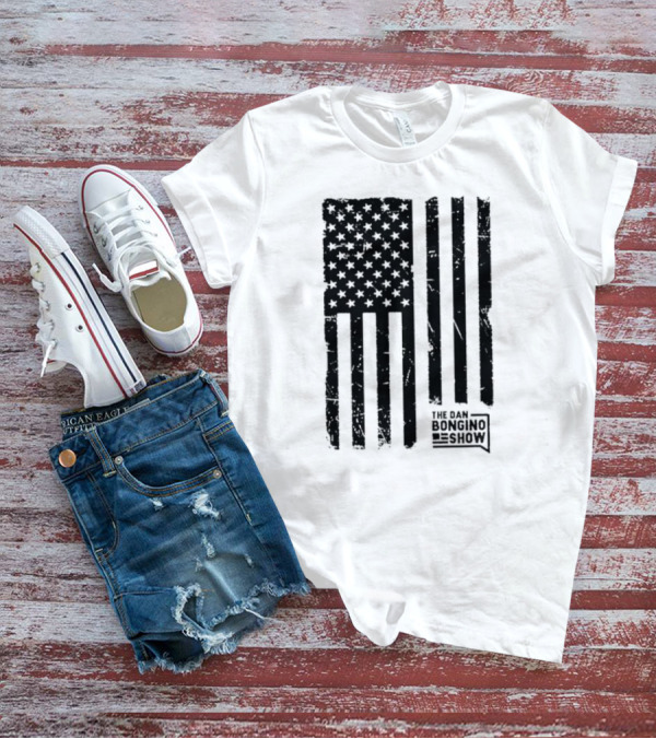 The Dan Bongino Show Distressed American Flag T-Shirt