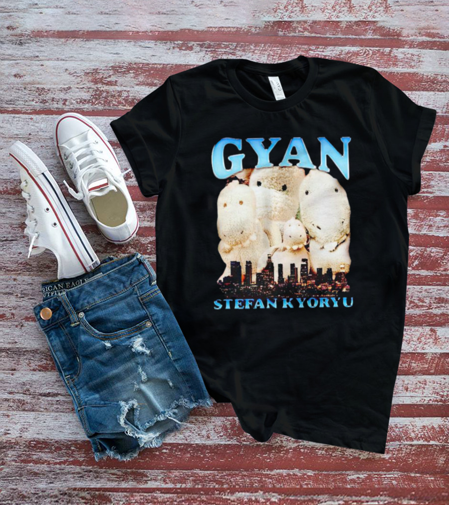 Gyan Stefan Kyoryu Plush Dinos City Skyline T-Shirt