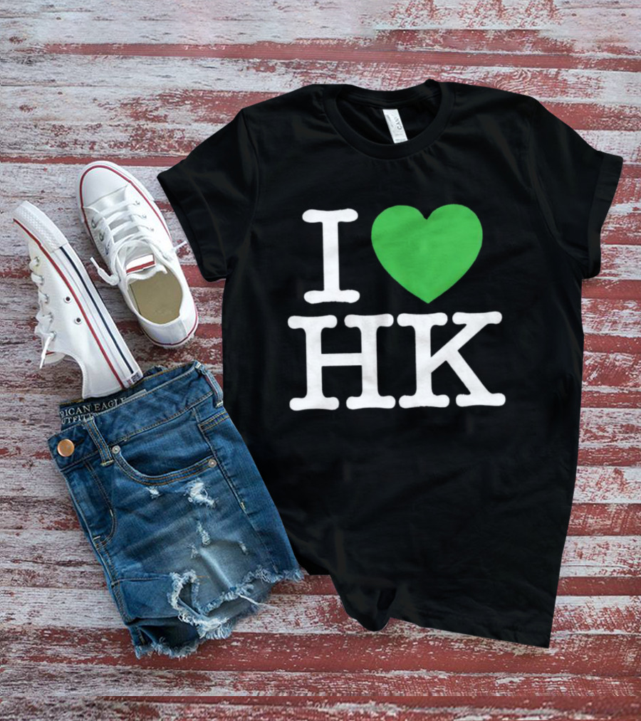 I Love HK Hong Kong Heart T-Shirt