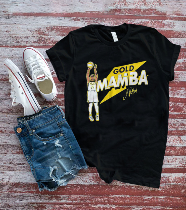 Gold Mamba 24 MVP Jewell Loyd Signature T-Shirt