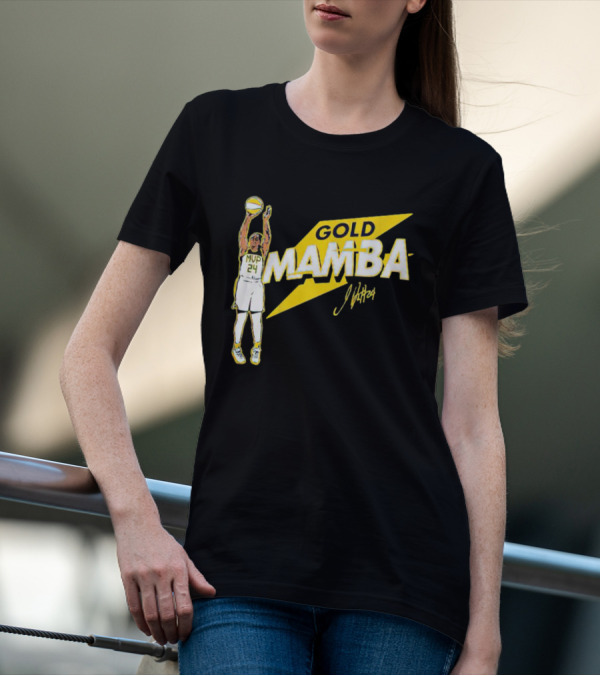 Gold Mamba 24 MVP Jewell Loyd Signature T-Shirt