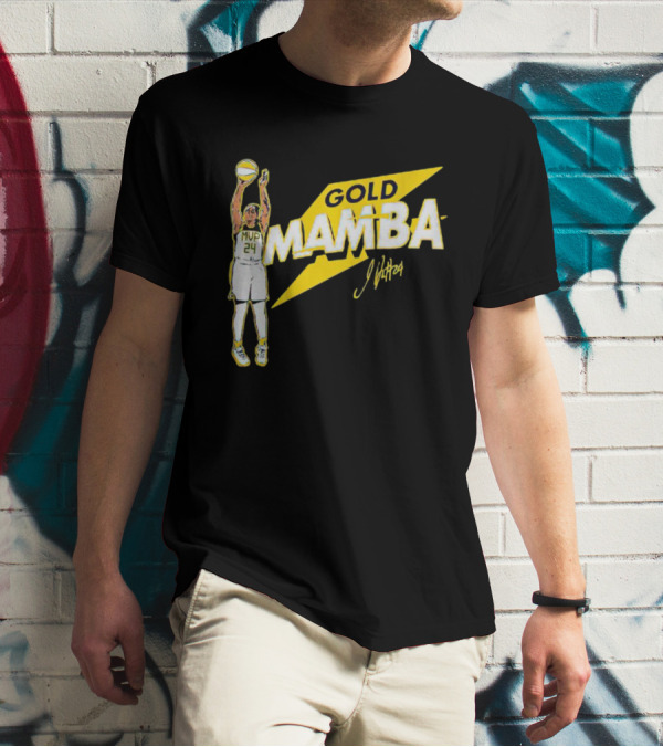 Gold Mamba 24 MVP Jewell Loyd Signature T-Shirt