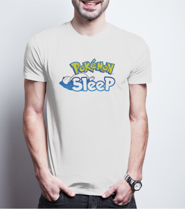 Pokémon Snorlax Sleep Logo Cartoon T-Shirt