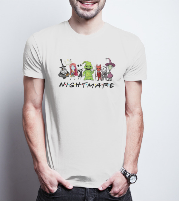 The Nightmare Before Christmas Friends Nightmare Characters Holiday T-Shirt
