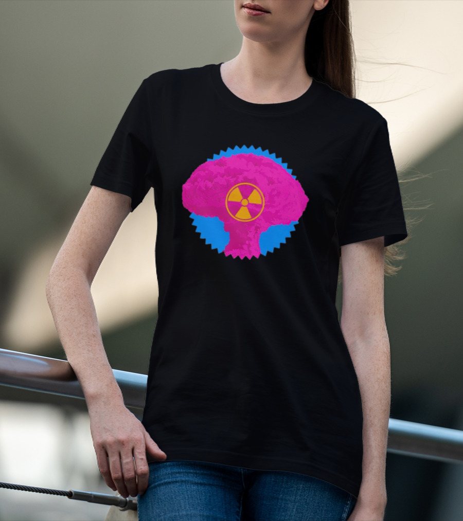 Barbie Box Office Bomb Pink Mushroom Cloud With Radiation T-Shirt