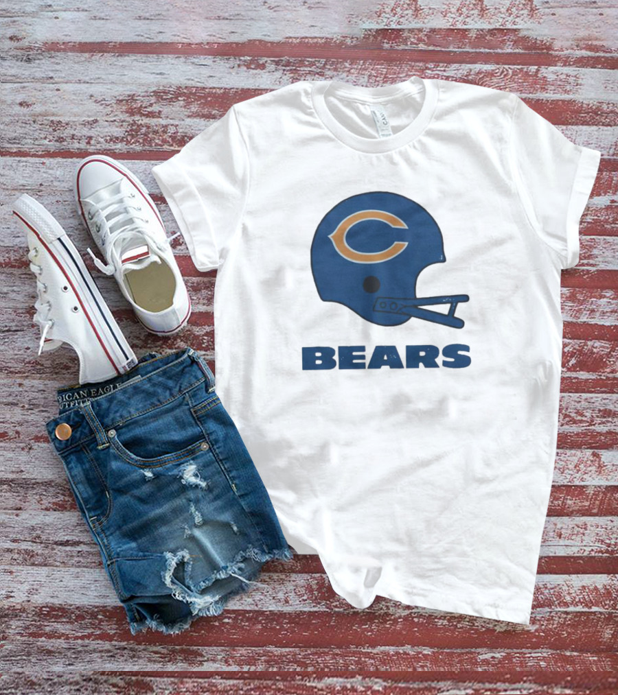 Chicago Bears Helmet Iconic T-Shirt