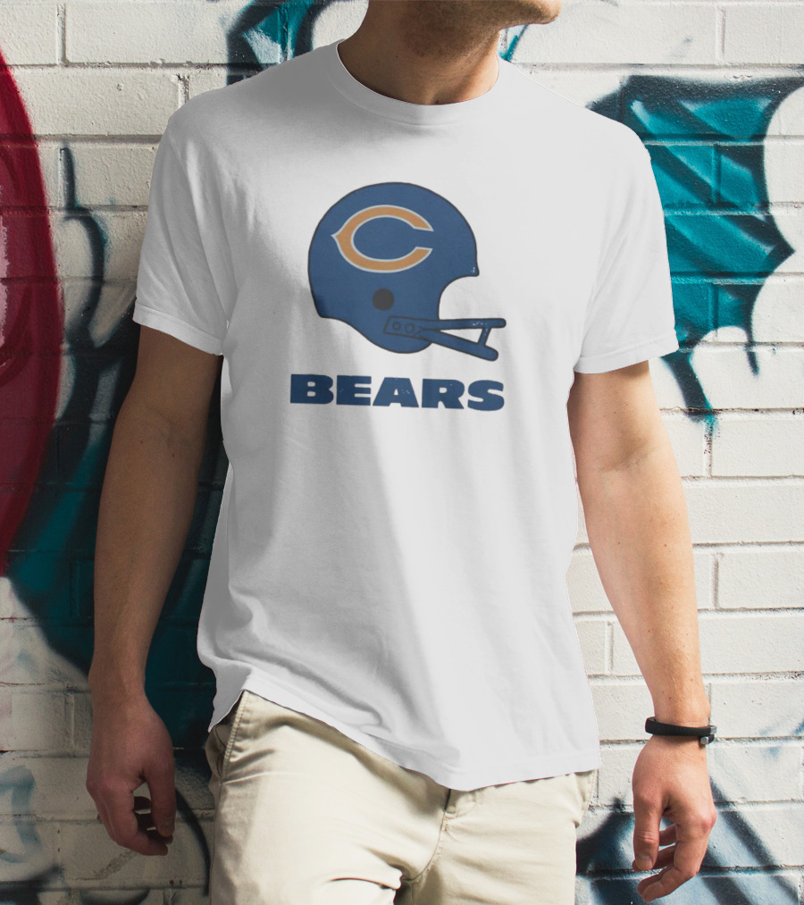 Chicago Bears Helmet Iconic T-Shirt