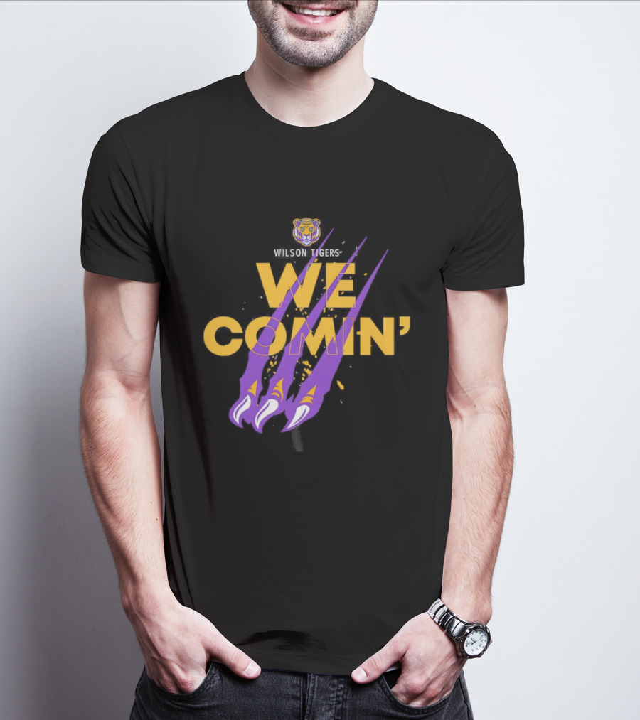 Wilson Tigers We Comin' Tiger Claw Marks T-Shirt