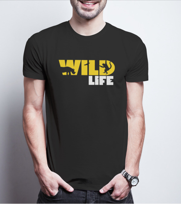 Wild Life Rhino Monkey T-Shirt
