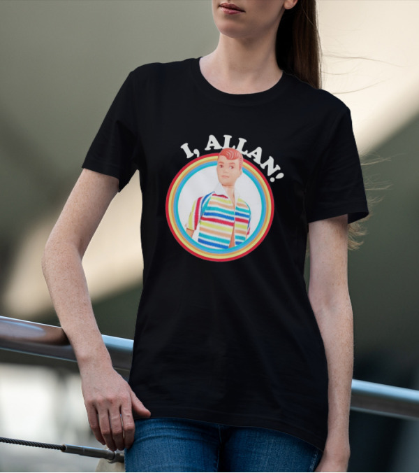 Barbie Allan Rainbow Stripes I Allan T-Shirt