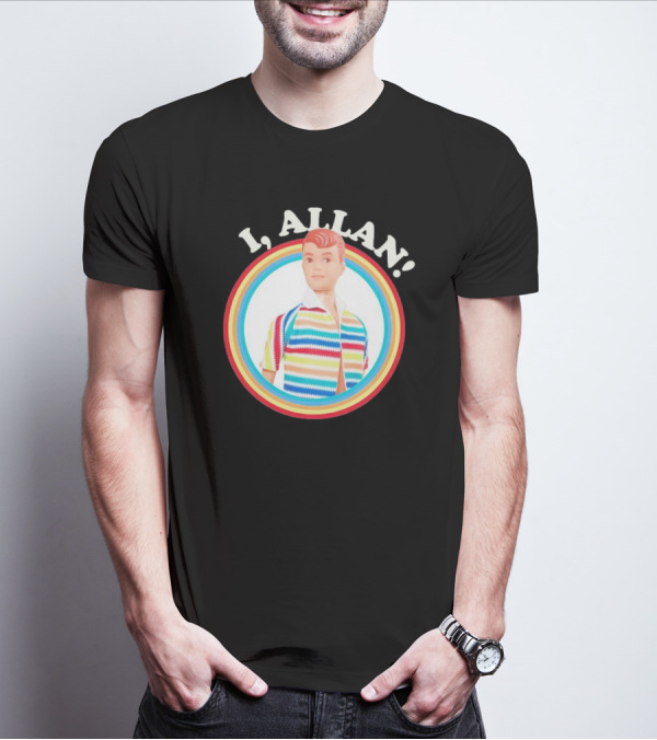 Barbie Allan Rainbow Stripes I Allan T-Shirt