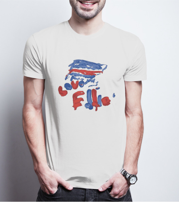 Buffalo Love Eddie Bills Colors T-Shirt