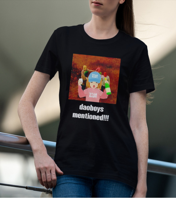 Daoboys Mentioned Star Baby Anime Style Party Scene T-Shirt