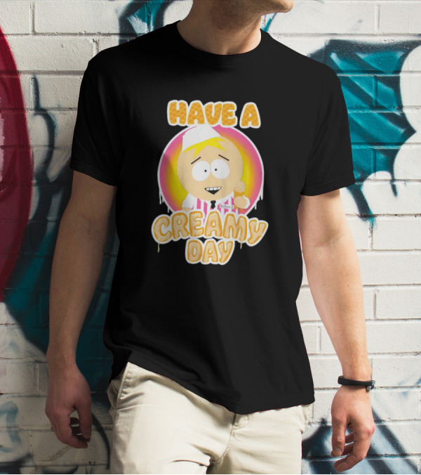 Have A Creamy Day DikinBaus Hot Dogs Ice Cream Cone T-Shirt