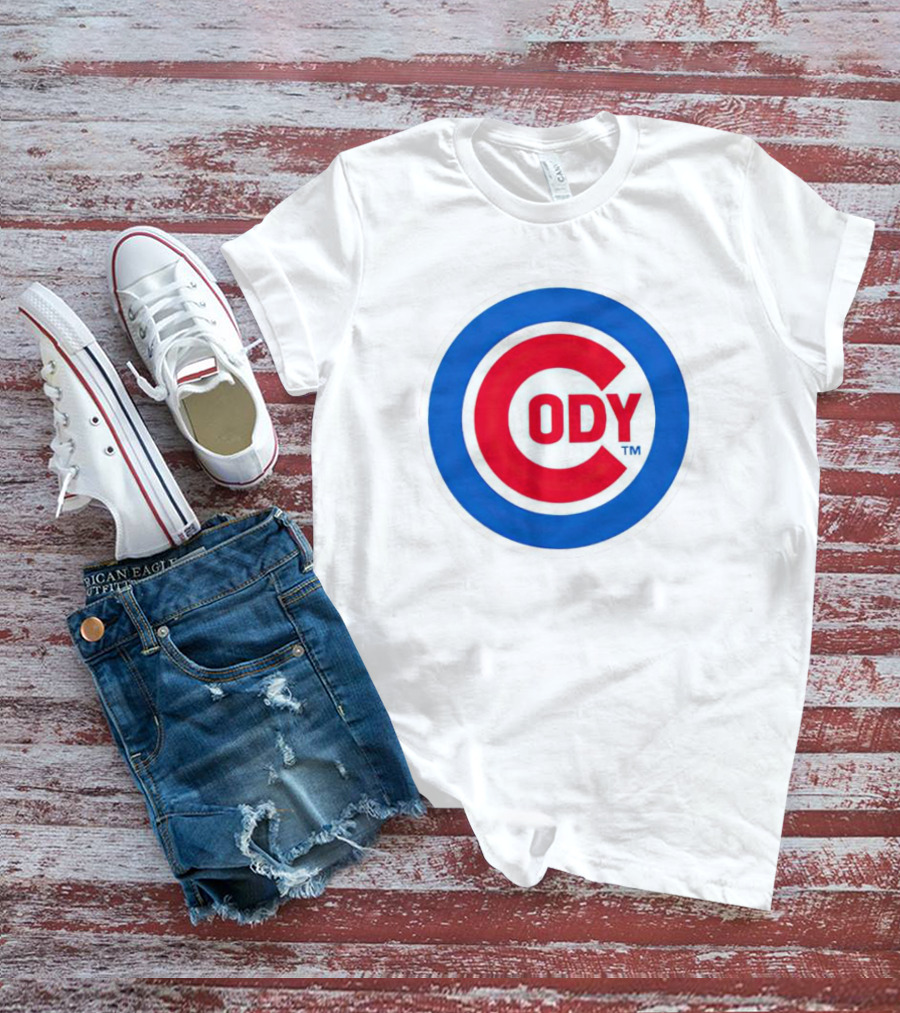 Chicago Cubs Cody Logo Circle Emblem T-Shirt