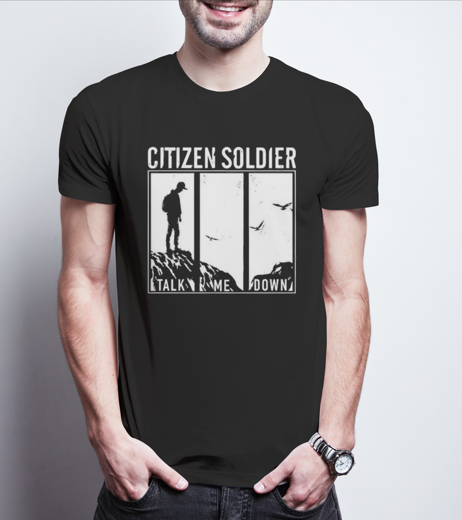 Citizen Soldier Talk Me Down Silhouette With Birds T-Shirt