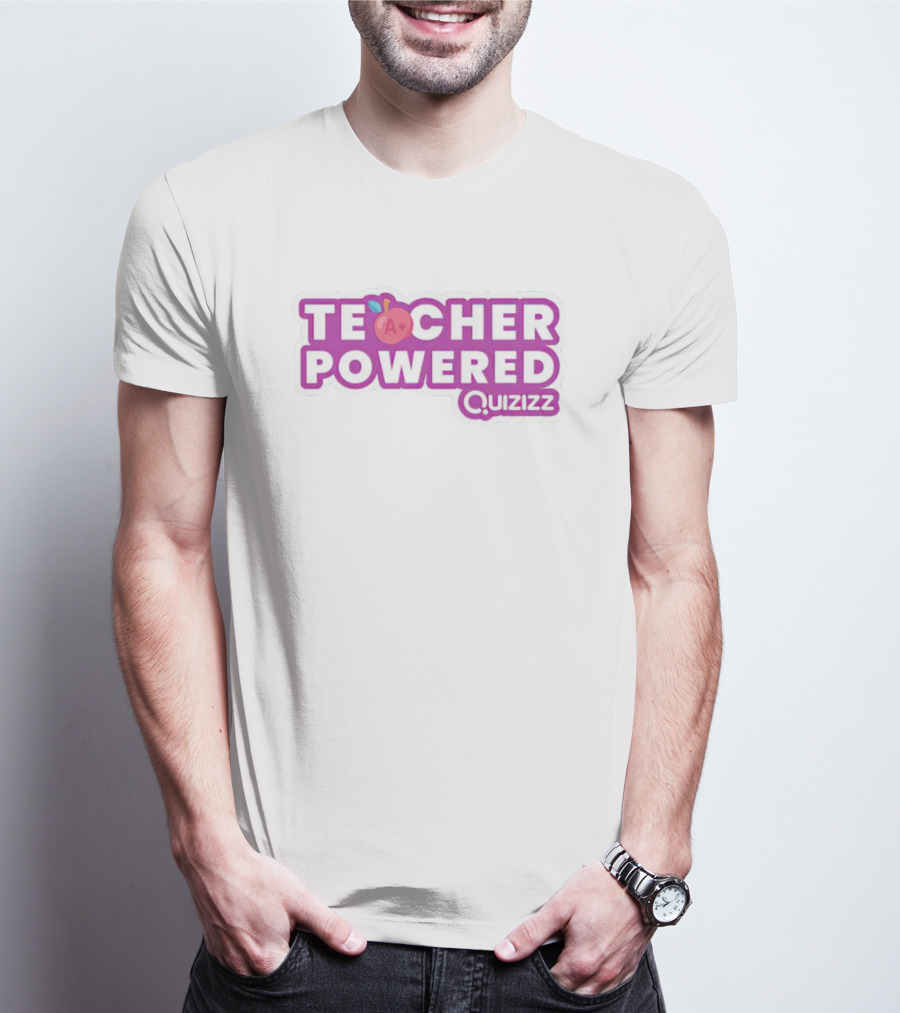 Teacher Powered Quizizz A+ Apple T-Shirt