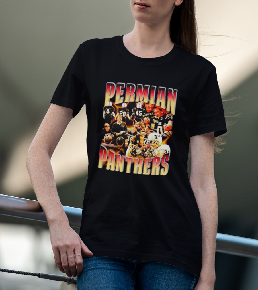 Permian Panthers 90s Football Team Vintage T-Shirt