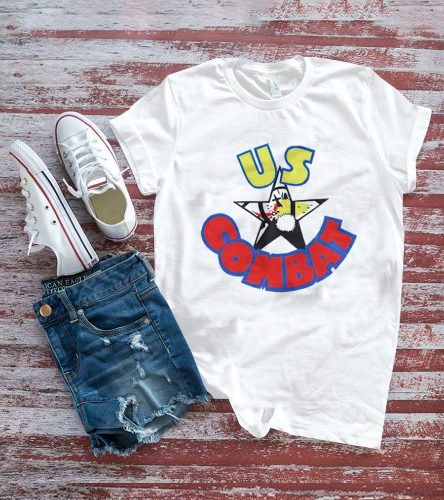 US Combat Star Fighter Power T-Shirt