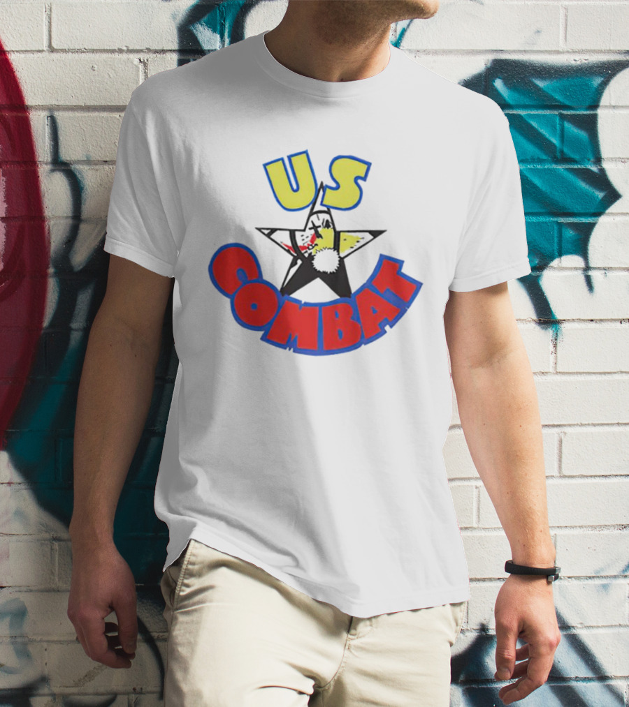 US Combat Star Fighter Power T-Shirt