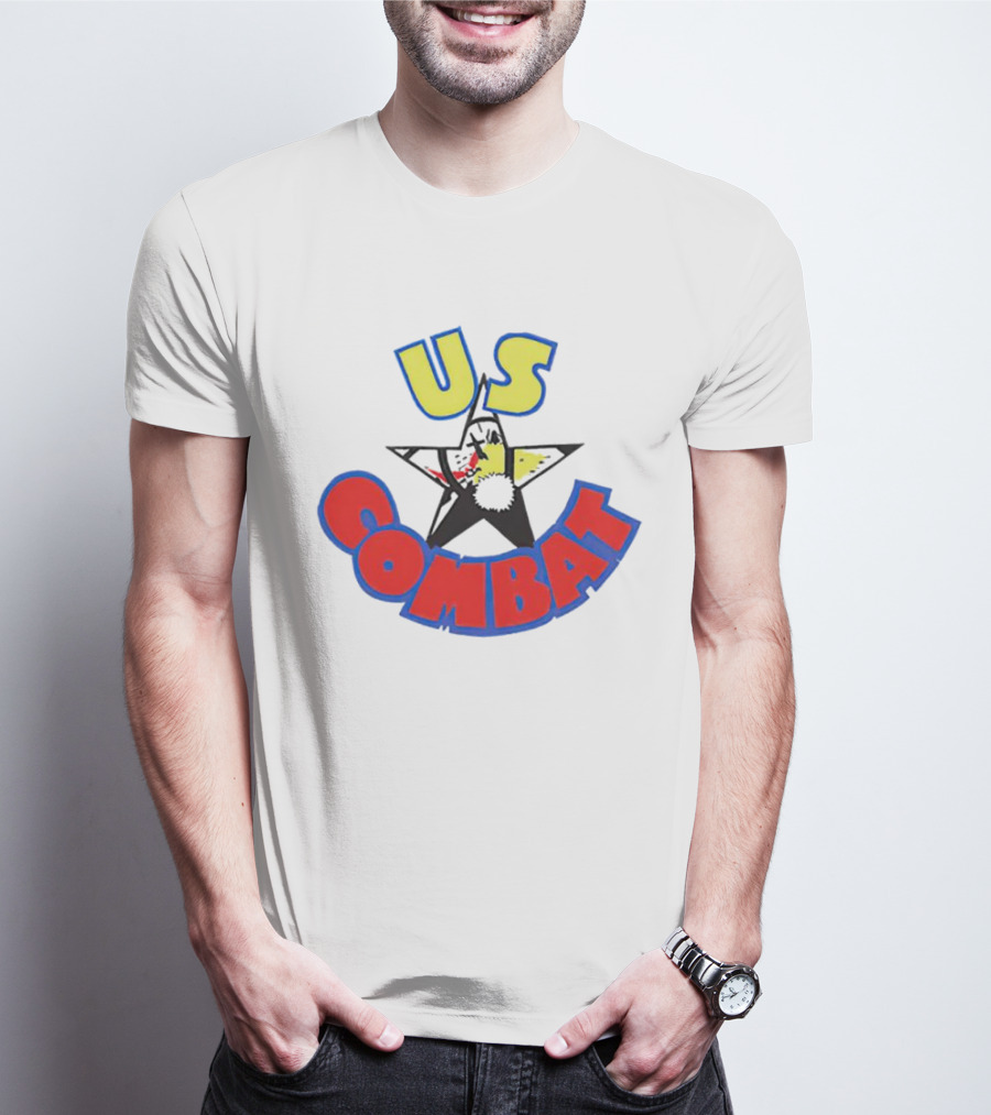 US Combat Star Fighter Power T-Shirt
