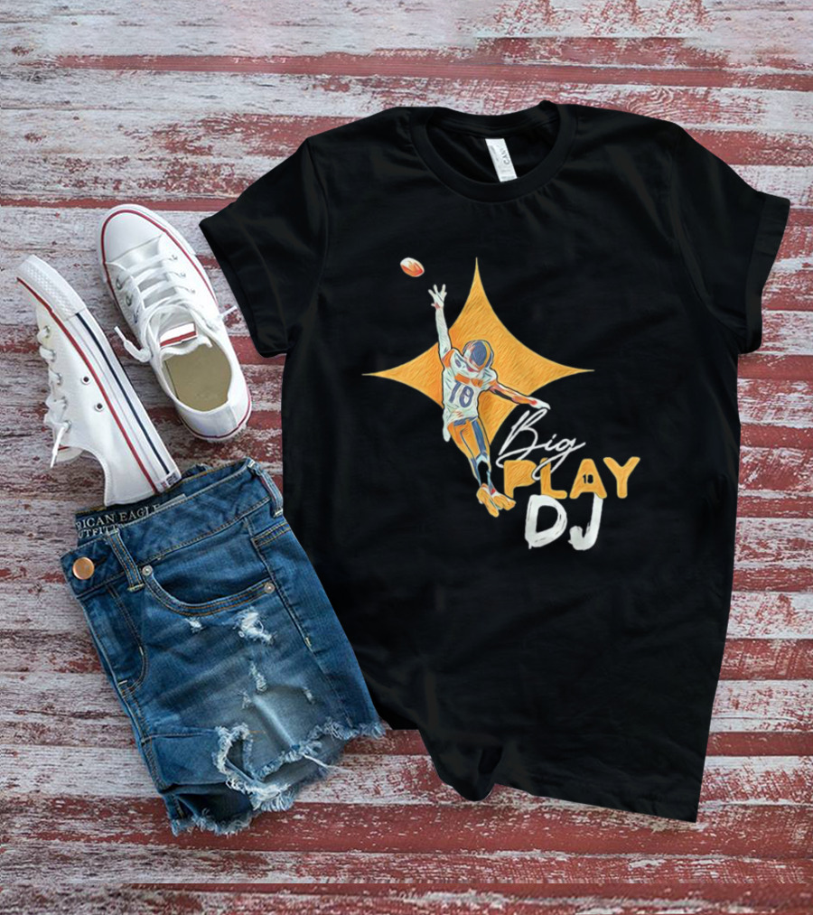 Big Play DJ Pittsburgh Steelers Football Star Catch 18 T-Shirt
