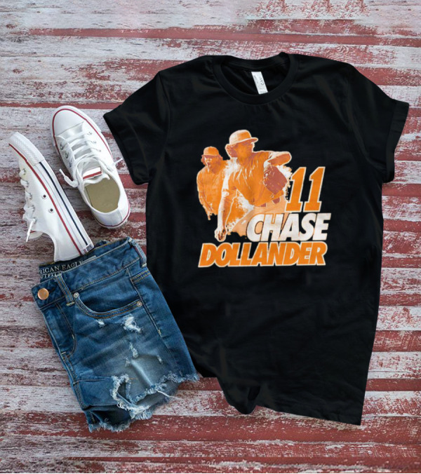Chase Dollander 11 Baseball Action Player T-Shirt