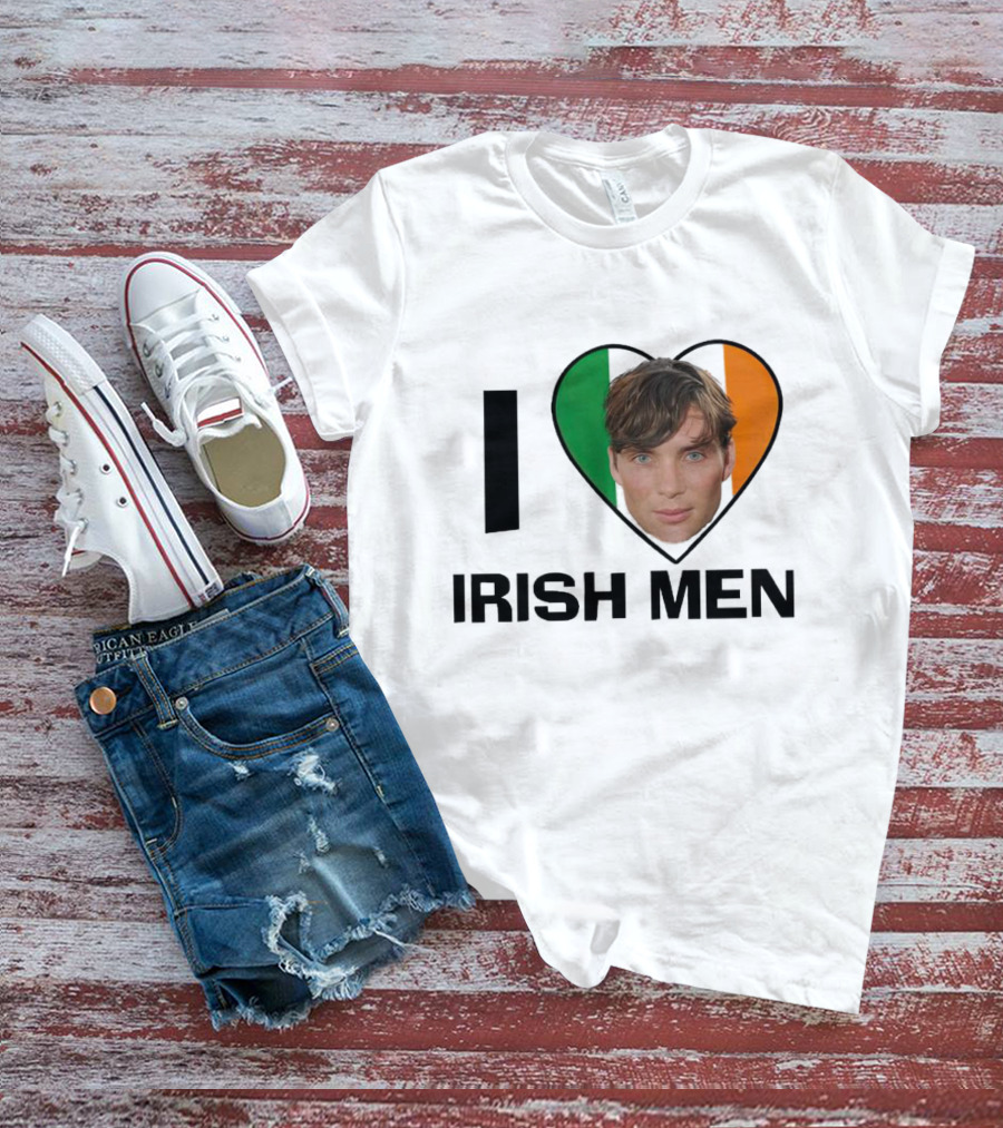 I Heart Cillian Murphy Irish Men T-Shirt