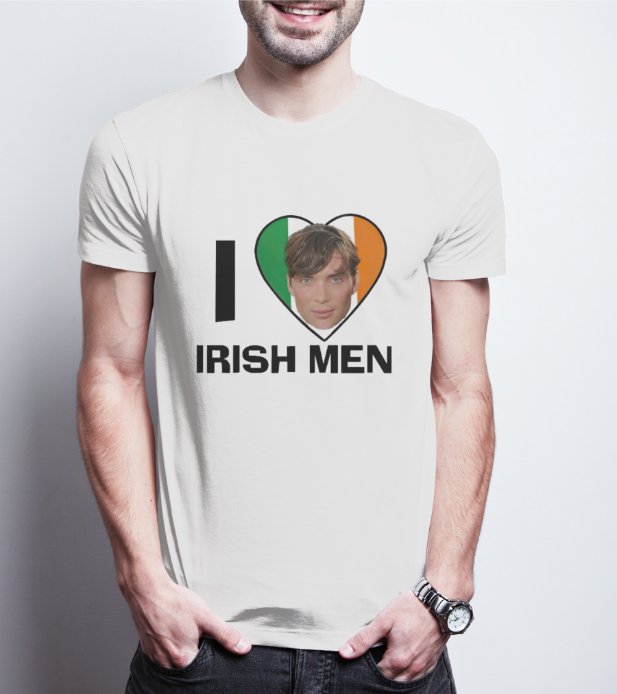 I Heart Cillian Murphy Irish Men T-Shirt
