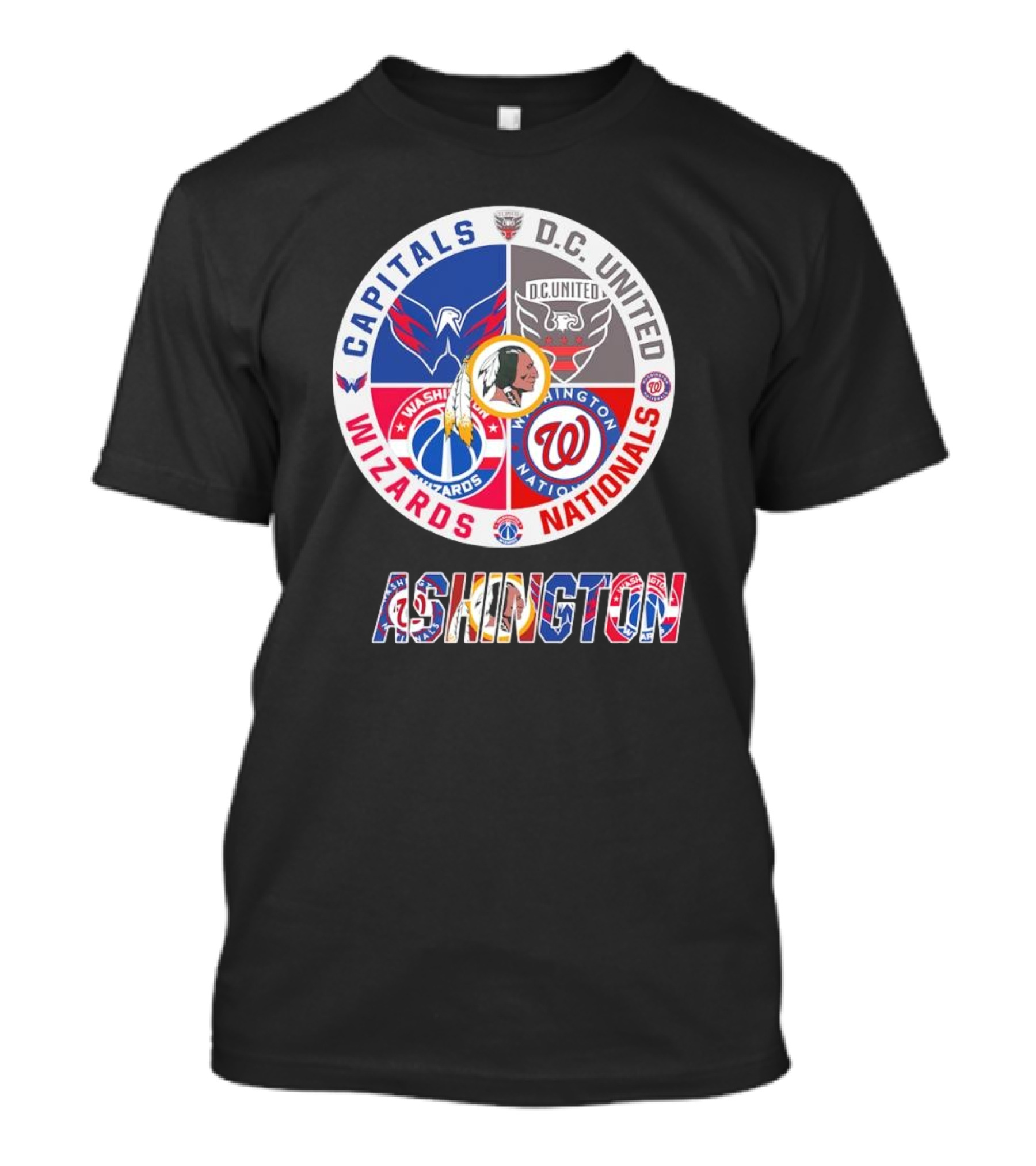 Capitals Wizards Nationals DC United Washington T-Shirt