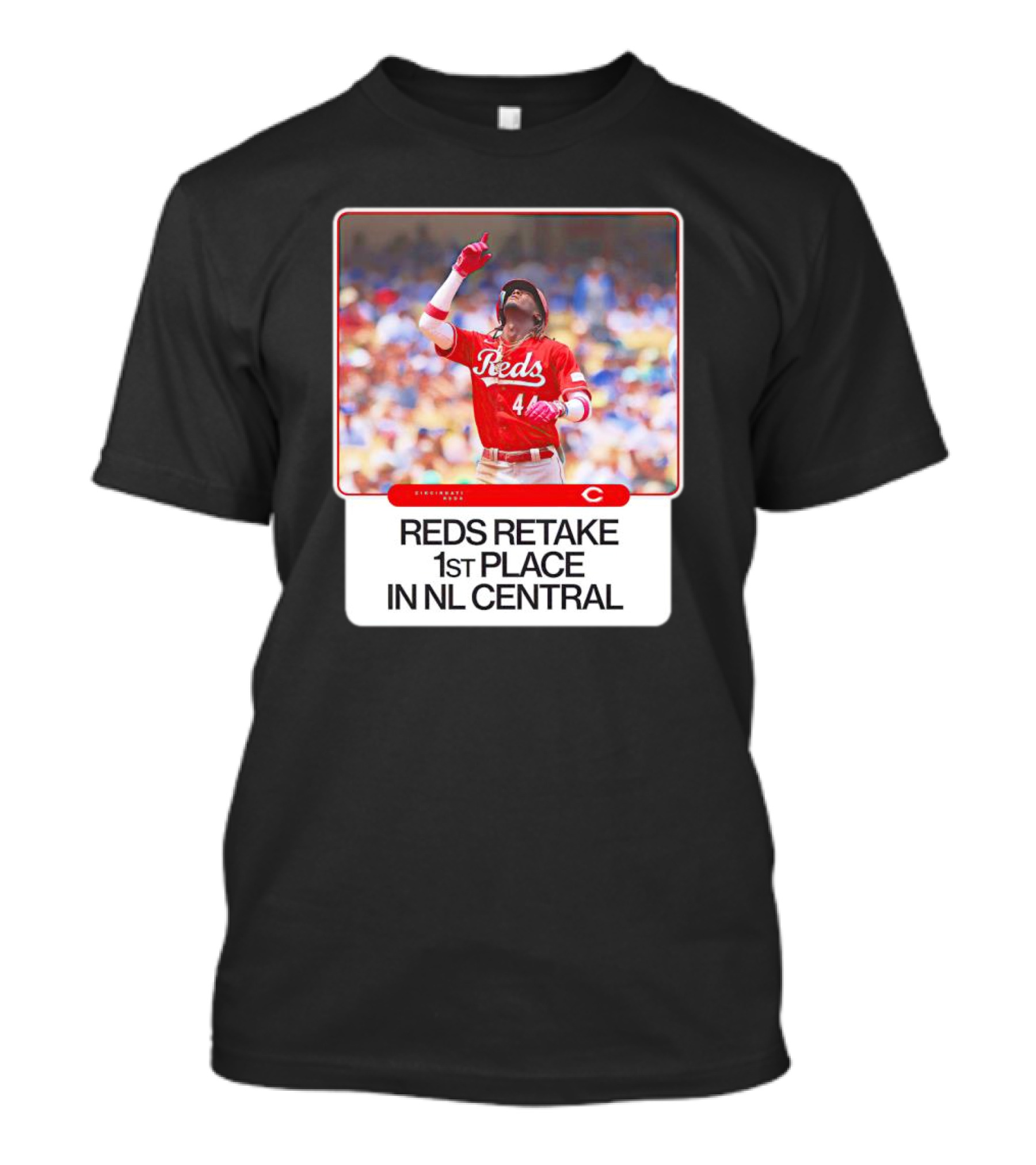 Elly De La Cruz Reds Retake 1st Place In NL Central Celebratory Moment T-Shirt