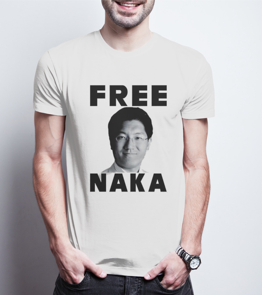 FREE NAKA Black White Pixelated T-Shirt