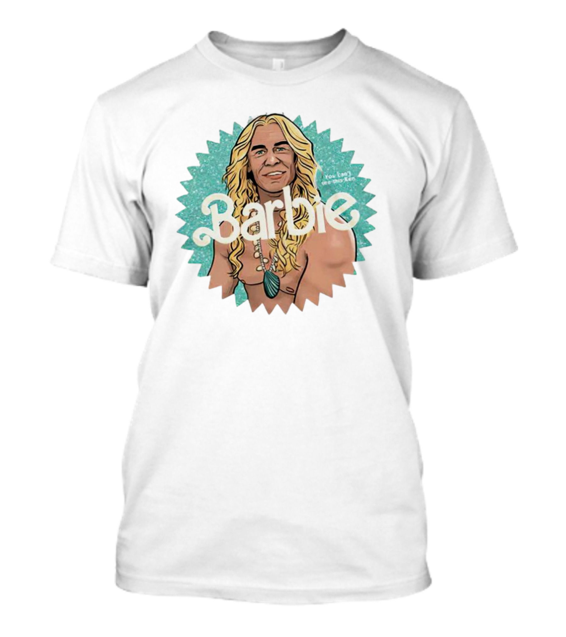 Barbie You Can't See This Ken Long-Haired Sunglasses Necklace T-Shirt