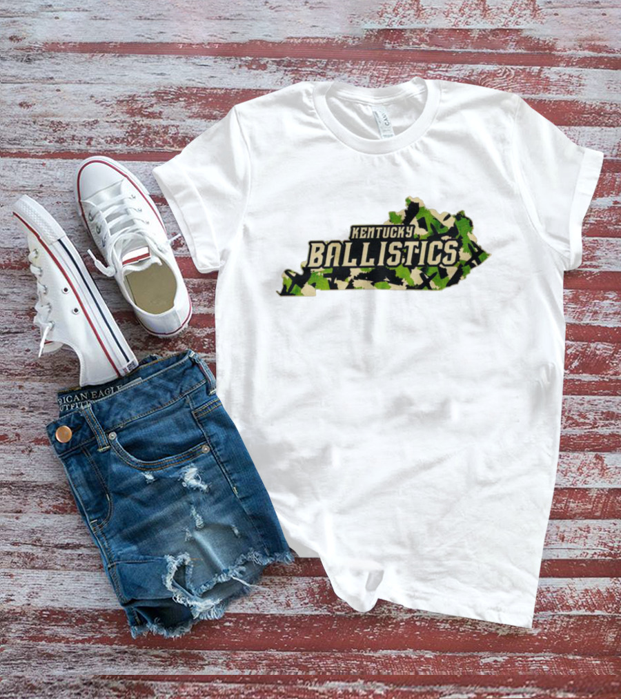 Kentucky Ballistics Camo State Shape T-Shirt